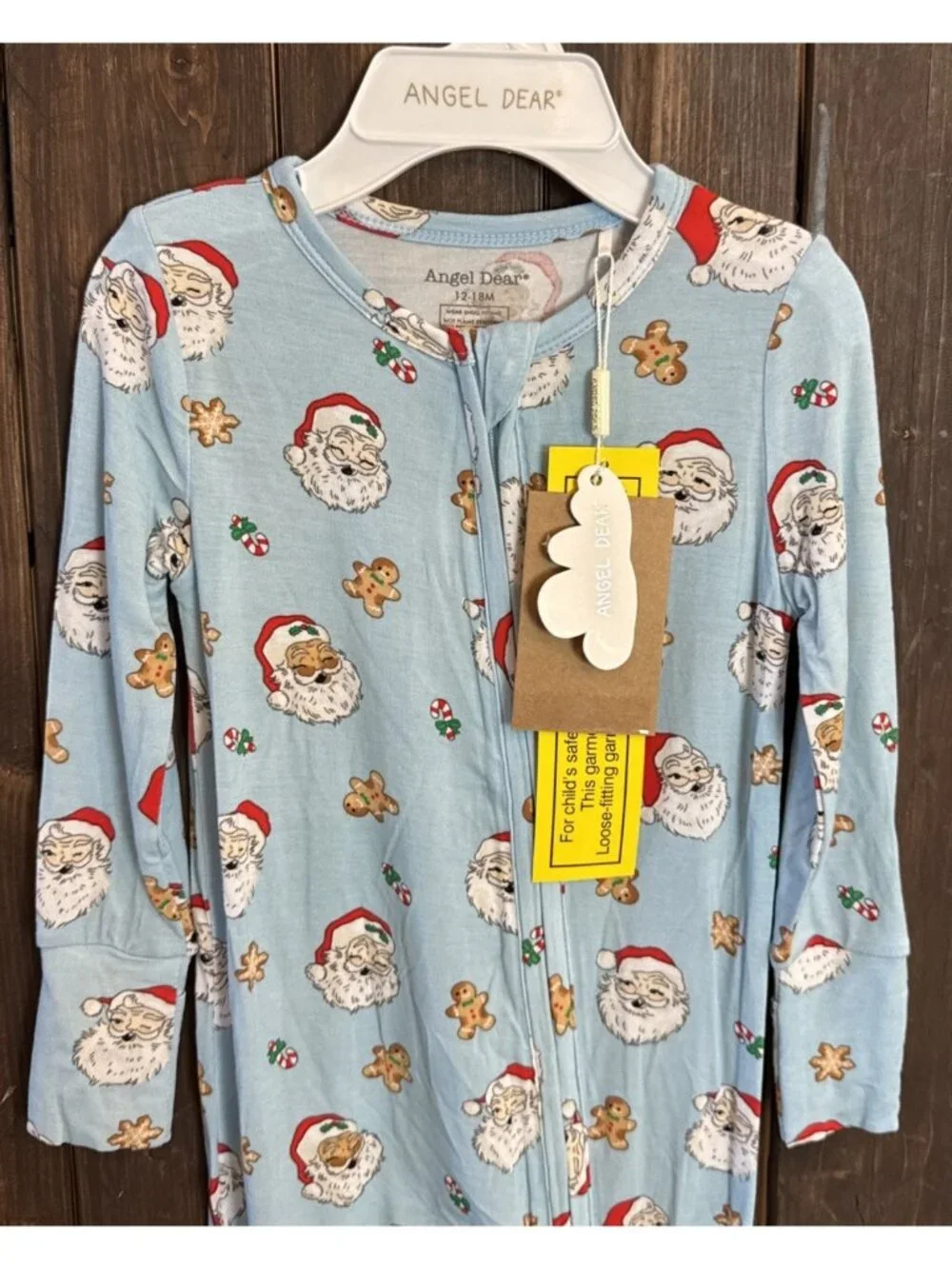Angel Dear Baby 12-18 months Santa Convertible Romper NWT Christmas Holiday